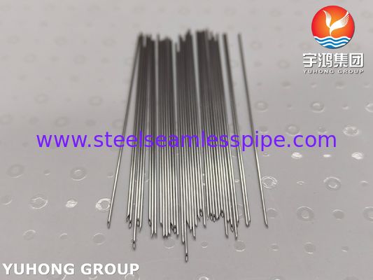 Tabung Jarum Intravena Tanam Baja Tahan Karat Kelas Medis SUS304, Ujung Potongan Belakang