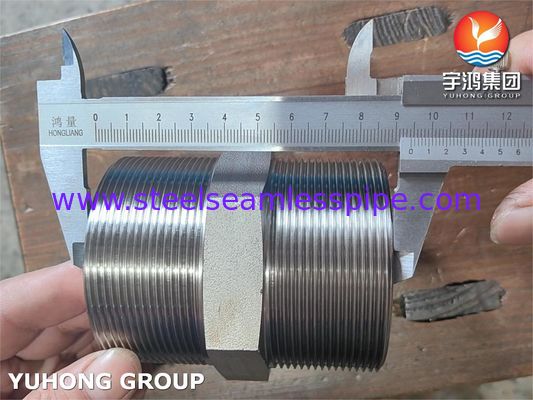 ASTM A182 F316L BSP Union Hex Nipple Pressure Forging