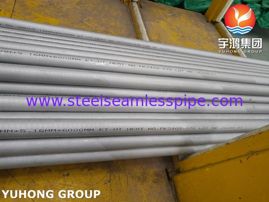 ASME SB407 UNS N08810 Nikel Iron Chromium Alloy Seamless Tube Untuk Peralatan Platform Minyak Gas Offshore