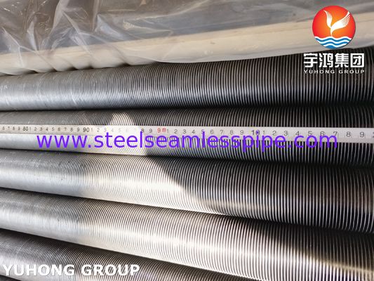 ASTM A213 T5 Tabung Fin Tipe G Tertanam Dengan Fin Baja Karbon Untuk Furance Heat Exchanger