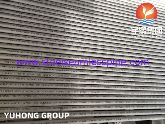 Stainless Steel Duplex A790 S32205 tabung penukar panas untuk kondensor