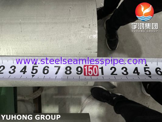 EN 10216-5 1.4462 X2CrNiMoN22-5-3 UNS32205 Tabung stainless steel tanpa jahitan untuk tujuan tekanan