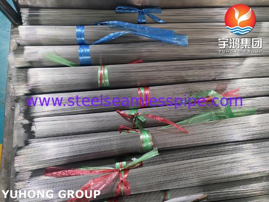 SUS304 SUS316L Stainless Steel Kapillary Medical Tube Untuk Kateter Siring ISO9626