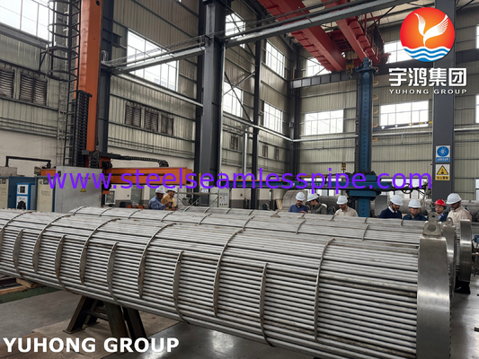 BV Diperiksa SA182 F11 GR.2 Tubesheet Shell And Tube Heat Exchanger Tipe TEMA R Untuk Transfer Panas Optimal