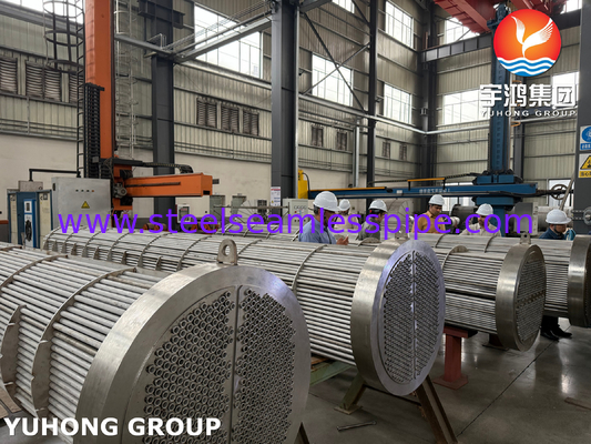 BV Diperiksa SA182 F11 GR.2 Tubesheet Shell And Tube Heat Exchanger Tipe TEMA R Untuk Transfer Panas Optimal