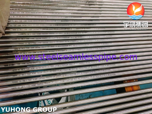 A268 TP410 Tabung tanpa jahitan Martensitic stainless steel, untuk pemanas ulang di pembangkit listrik tenaga panas