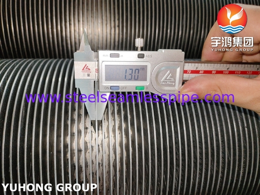 ASTM A376 TP347H Solid Spiral High Frequency weld HFW Fin Tube Dengan 11Cr
