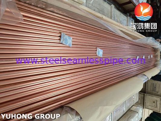 Pipa Paduan Tembaga Mulus JIS H3300 C1220T Untuk Sistem HVAC