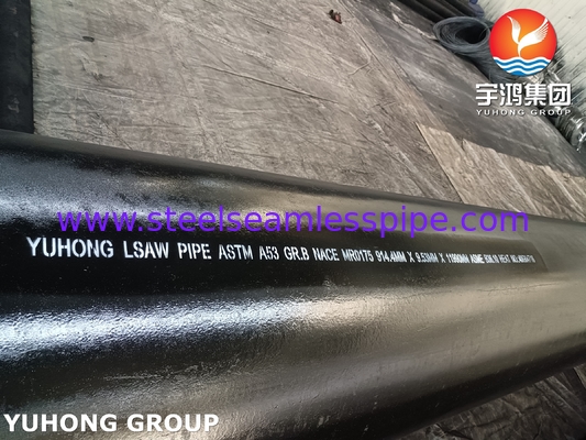 ASTM A53 Grade B Seamless Welded Black Hot Dip Galvanized Steel Pipe Untuk Sistem Pasokan Air Dan Transmisi Gas