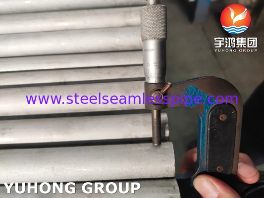 ASTM A789 UNS S31803 tabung stainless steel dupleks tanpa jahitan atau las