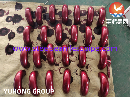 Duplex Steel ASTM A815 S32205 Return Bend Elbow Untuk Pembangkit Listrik Pipa