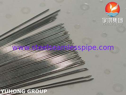 25G Stainless Steel Intravenous Needle Tube Untuk Injeksi Scalp Vein ISO7864 SUS304