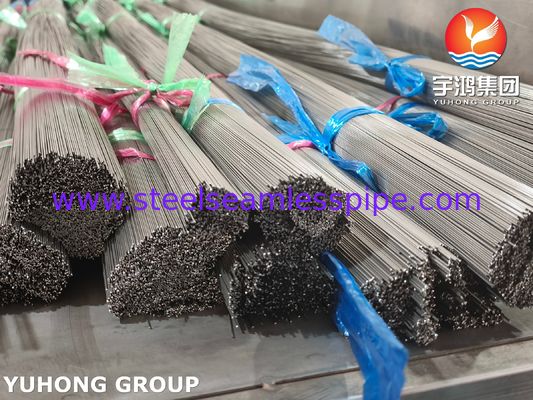 ISO9626 SUS304 Tabung Kapileri Baja Rinsing Medis Tersalding untuk Kateter Satu Kali Pakai