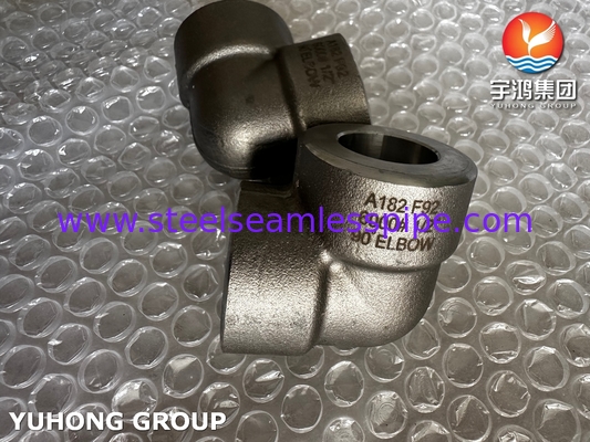 ASTM A182 F92 Baja paduan ditempa 90Deg Elbow B16.11 2' Sch5-XXS