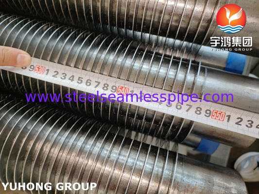 ASTM A335 P22 HFW Serrated Fin Tube 11-13Cr untuk Penukar Panas