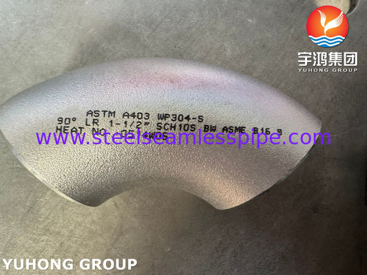 ASTM A403 WP304 Stainless Steel 90° Elbow Fitting B16.9