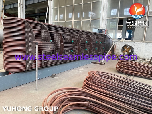 TEMA Class R Exchanger: Kabel Karbon Steel Seamless Tubes Bundle, 1,5 × Hydrotest per ASME Sec VIII