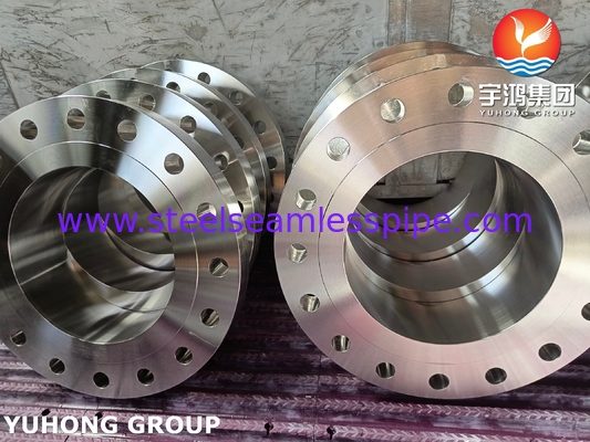 Flensa 1/2" hingga 24" ASTM A182 F51 WNRF Kelas 150-2500 Baja Dupleks Tahan Korosi