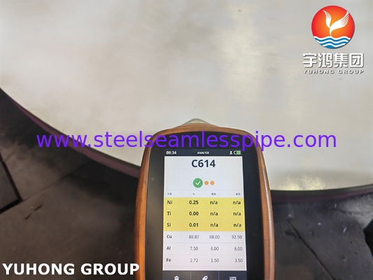 TEMPAL ALUMINUM ALUMINUM BRONZE DISC ASME SB171 C61400 DISC yang dipalsukan