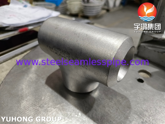 Fittings Buttweld Tekanan Tinggi WP316L Baja tahan karat Sama Tee ASTM A403