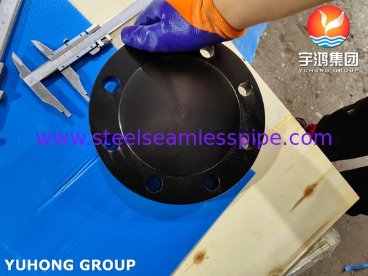 A105 Low Carbon Steel Blind Flange, Dipalsukan Dan Diormalkan, ASME B16.5 / EN1092-1, Digunakan Dalam Pipa Minyak Dan Gas