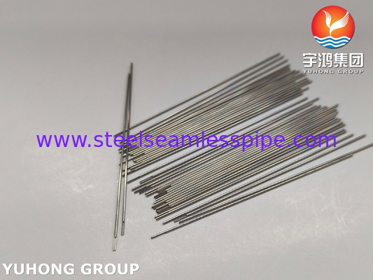 Tabung Jarum Irigasi Endodontik 27G 40MM Stainless Steel 304, Ujung Berlekuk ISO9626