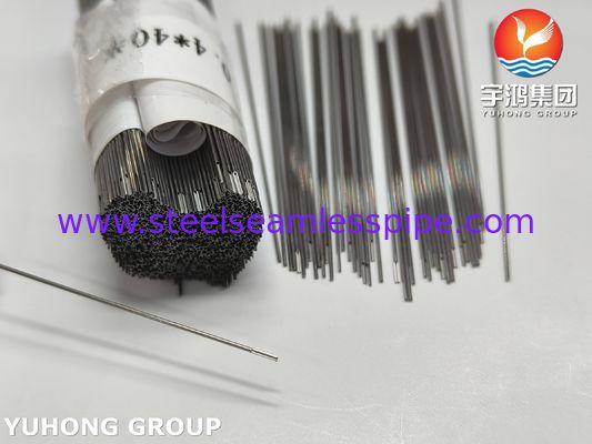 27G Stainless Steel 304 Endodontic Irrigation Needle Tube, dengan ujung bergaris ISO9626