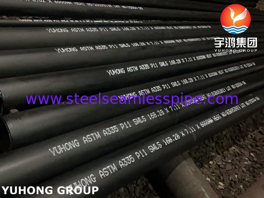 Panas tinggi ASTM A335 P11 Pipa Seamless Petrochemical & Power Plant Piping