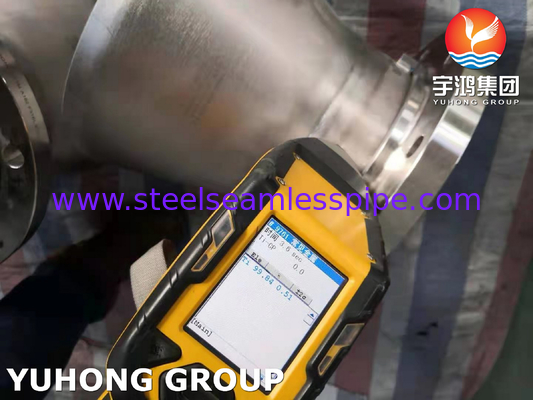 ASTM B363 Ti2 R50400 3.7035 Sambungan Baja Paduan Titanium Fitting Las Ujung B16.9
