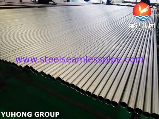 Pipa Baja Paduan Titanium ASME SB338 R50400 untuk Kondensor dan Penukar Panas