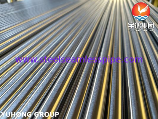 ASTM A213 TP321H Stainless Steel Heat Exchanger Tube Cerah dipanaskan
