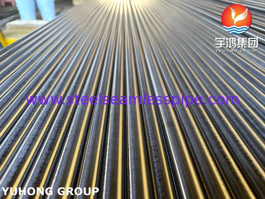 ASTM A213 TP321H Stainless Steel Heat Exchanger Tube Cerah dipanaskan
