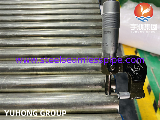 ASTM B167 UNS N06600 tabung paduan nikel tanpa jahitan Inconel 600 tabung penukar panas
