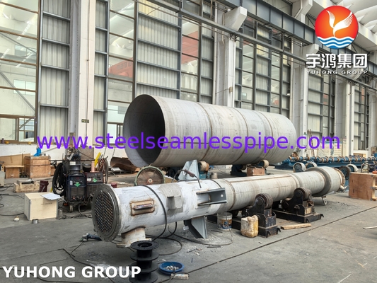 Penukar Panas U-Tube ASME VIII-1 Clad UNS N06600 untuk Proses Klor-Alkali NACE MR0175​