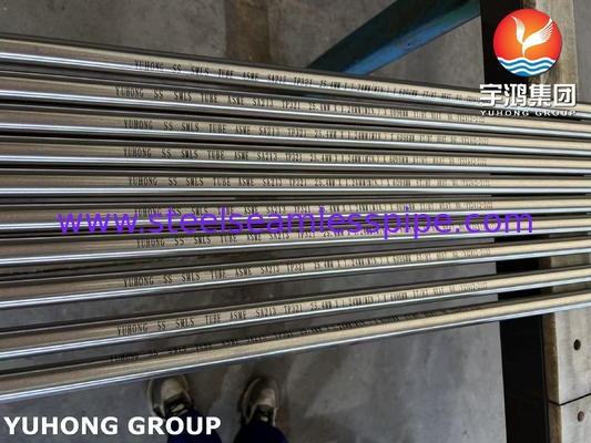 ASME SA213 TP321 Tabung U Seamless Baja Tahan Karat untuk Bundel Penukar Panas