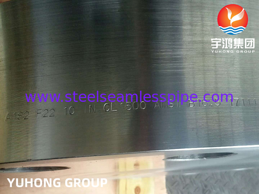 Flens Baja Paduan ASTM A182 F22 Tempa Buta Permukaan Timbul B16.5