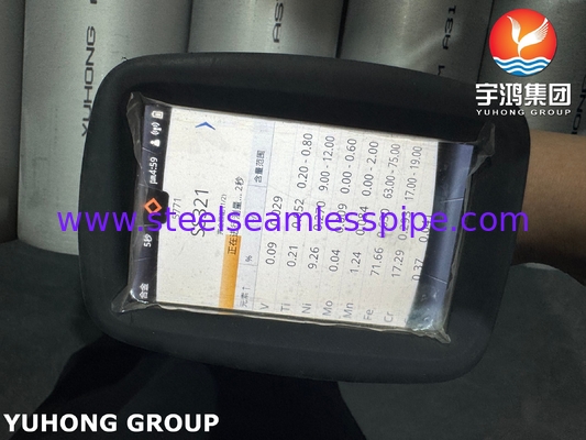 ASTM A312 TP321 UNS 32100 Pipa tanpa jahitan untuk tungku baja tahan karat
