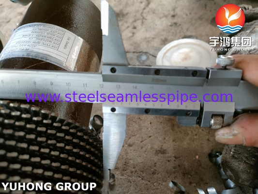 ASTM A335 P9 Serrated Fin Tube With CS Fin For HSRG System and Superheater