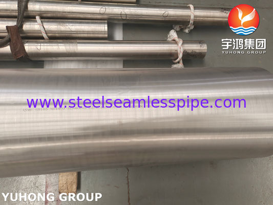 ASME SB163 N04400 Monel 400 Nickel Alloy Tabung Kondensor dan Penukar Panas