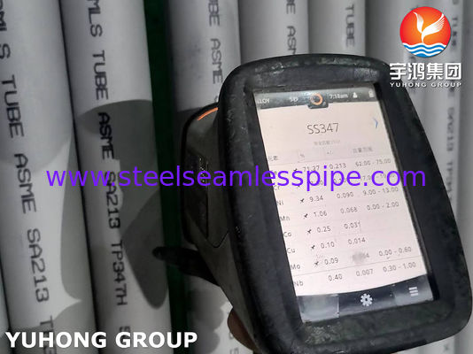 ASME SA213 TP347H Stainless Steel Seamless Tube untuk Superheater dan Air Heater