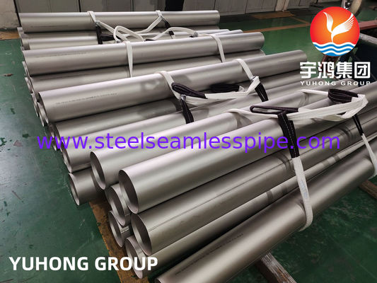 ASTM B514 Inconel 800H UNS N08800 Inconel Nikel Alloy Pipe Las untuk Pengolahan Gas