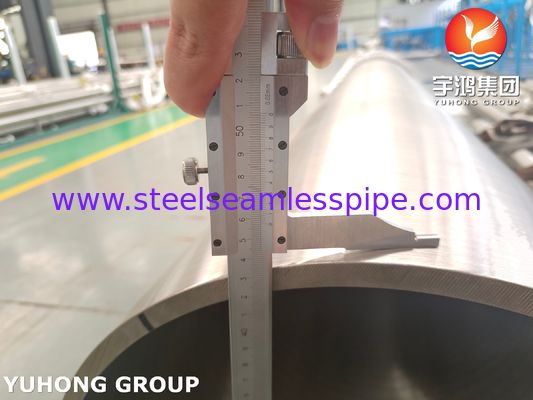 ASME SB165 UNS N04400 Monel 400 Nikel Alloy Pipe 66Ni/34Cu Pipe tanpa jahitan