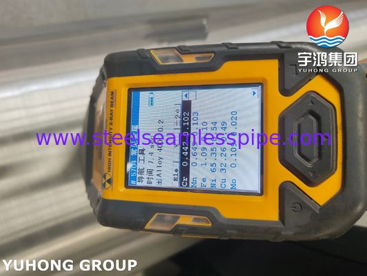 ASME SB165 UNS N04400 Monel 400 Nikel Alloy Pipe 66Ni/34Cu Pipe tanpa jahitan