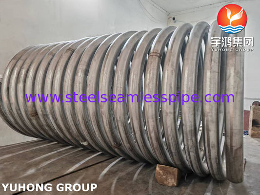 Koil Pemanas dan Pendingin Baja Tahan Karat ASTM A269 TP304 / 304L, Tabung Koil