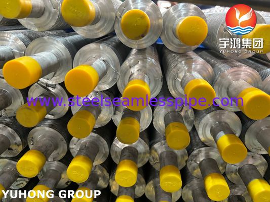Pipa Seamless Baja Karbon Tabung G Fin Tertanam ASTM A179 Untuk Pendingin Udara, Menara Pendingin