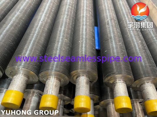 Pipa Seamless Baja Karbon Tabung G Fin Tertanam ASTM A179 Untuk Pendingin Udara, Menara Pendingin