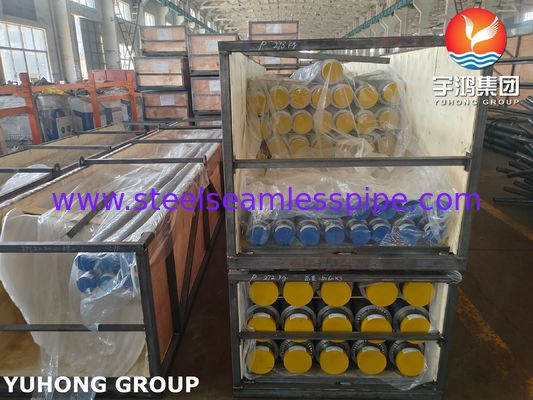 ASTM A376 TP347H Pipe With CS Fins HFW Fin Tube, Solusi tahan panas kelas profesional