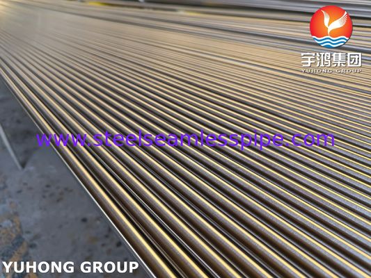 ASTM A213 TP312H Stainless Steel Seamless Tube Bright Annealed Surface for Heat Exchanger