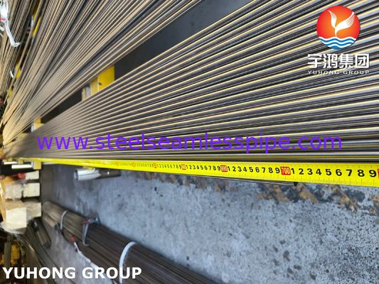 ASTM A213 TP312H Stainless Steel Seamless Tube Bright Annealed Surface for Heat Exchanger