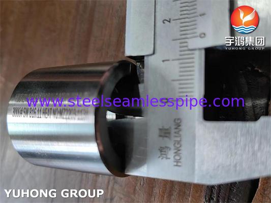 Kopling Baja Tahan Karat Super Dupleks ASTM A182 F53 Tahan Tekanan Tinggi dan Korosi untuk Aplikasi Minyak & Gas